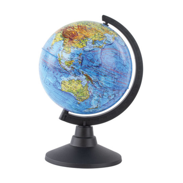 Глобус Globen Классик D=12см с физической картой Земли, КО11200001