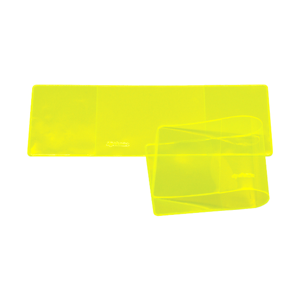 Обложка д/студенческого билета "НЕОН" ПВХ, желтая, 80*220мм ДПС 1832-912