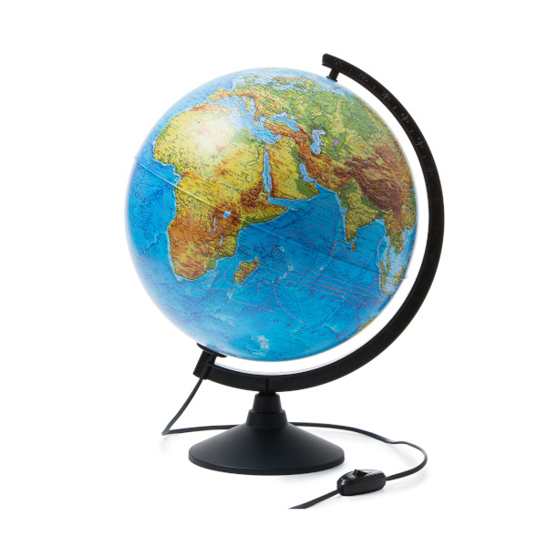 Глобус Globen Классик D=32 см с физической картой Земли с подсветкой КО13200017