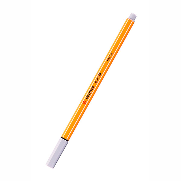 Ручка капиллярная Stabilo "Point 88" светло-серая 0,4мм 88/94