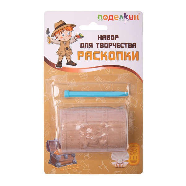 Набор для творчества Поделкин "Раскопки. №02 Сундук сокровищ" PNR-01