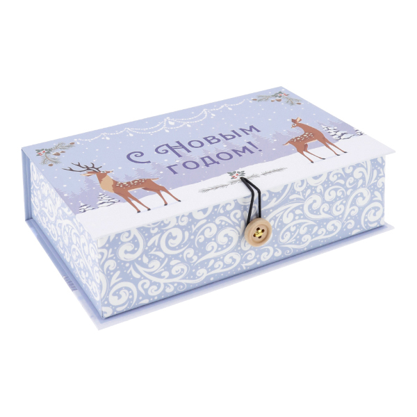 Коробка-книга 18*12*5см "Лесные олени" КК-7005 Миленд