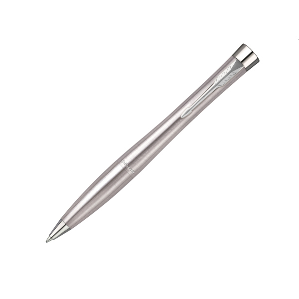 Ручка шар PARKER "Urban Metro Metallic CT BP Twist" синяя, корпус латунь 1,0мм 2143641