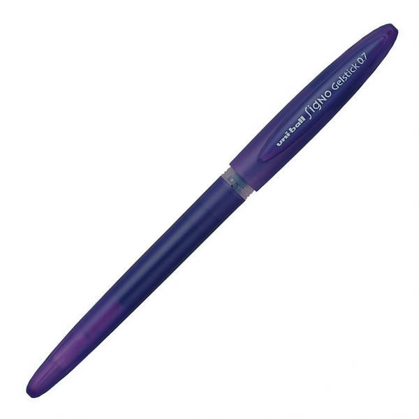 Ручка гелевая 0,7мм, фиолетовый, фиолет. корп. "Signo" UM-170 UNI