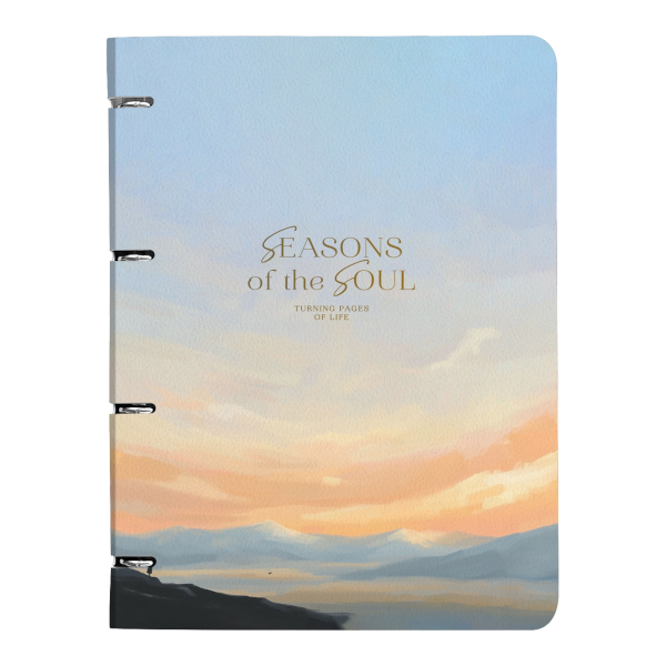 Тетрадь 120л А4+ клетка на кольцах "Seacoast. Горы" иск.кожа, рисунок N6353 Be Smart