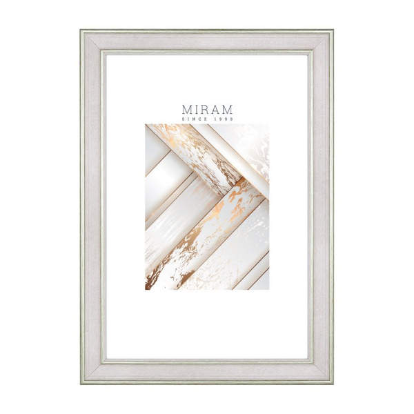 Фоторамка 20*30 пластик, багет 25мм, розовый, вставка пластик 642490-8 МИРАМ