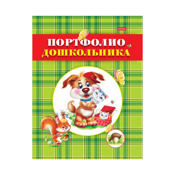 Папка-портфолио Hatber 20 файлов А4 "Лохматики" дошкольника 20AV4_16449