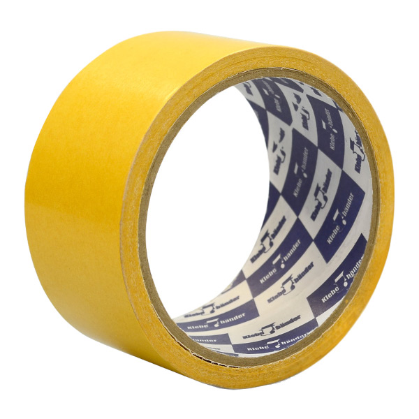 Клейкая лента (скотч) двусторонняя 50мм*10м, 160мкм, полипропилен, без и/у 50*10РР Klebebander