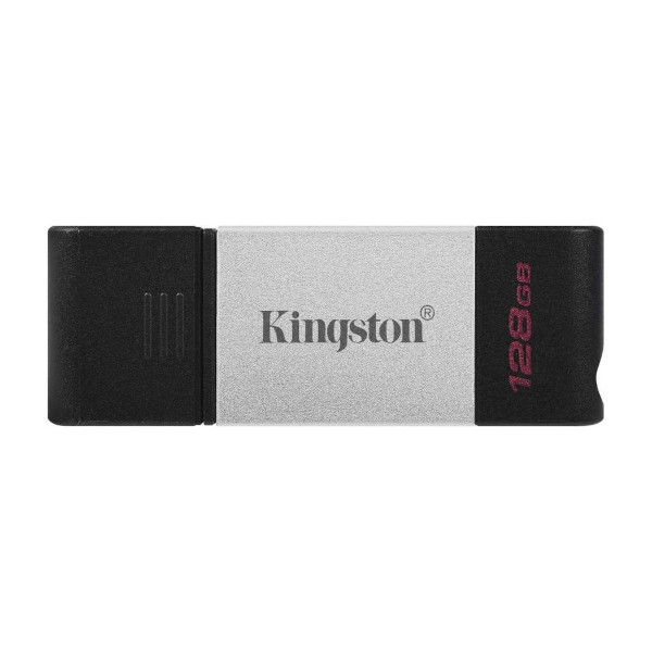 Память Flash Drive 128Gb USB 3.0 Kingston DataTraveier 80 черный/серебро DT80/128GB
