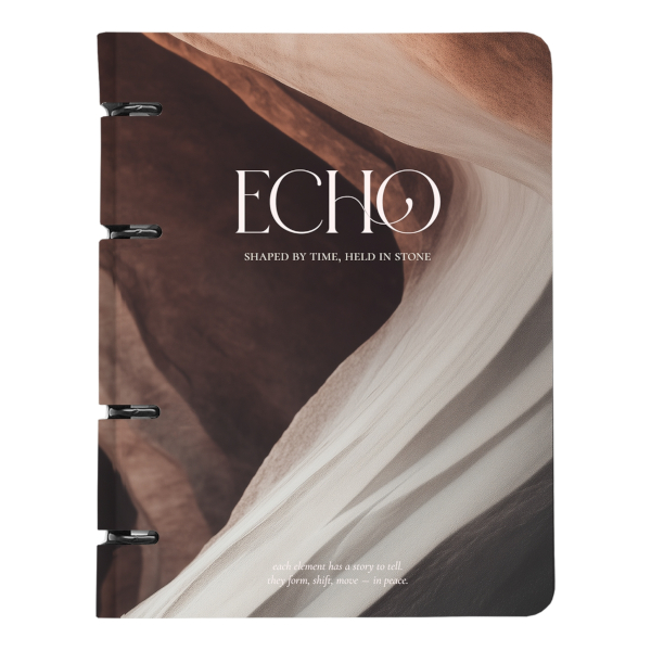 Тетрадь 80л А5+ клетка на кольцах "Elements. Эхо" картон, рисунок N6343 Be Smart