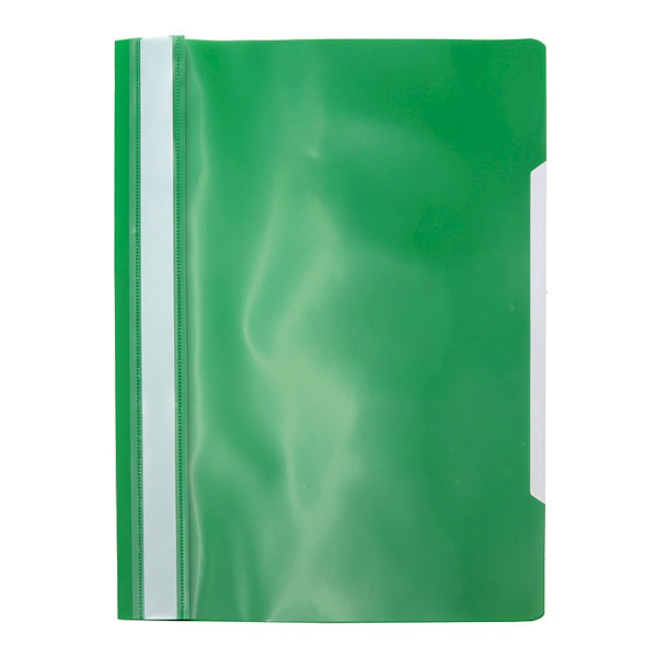 Папка-скоросшиватель пласт. А4, 120мкм, зеленый 15-6205 Workmate