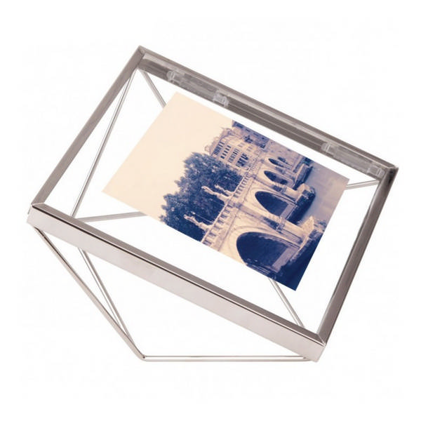 Фоторамка 10*10 сталь, хром, вставка стекло "Prisma" 2843973 Umbra