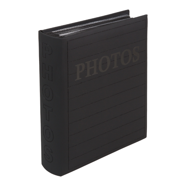 Фотоальбом на 200ф 10*15 "Premium. Черный" кармашки 9028405 deVENTE