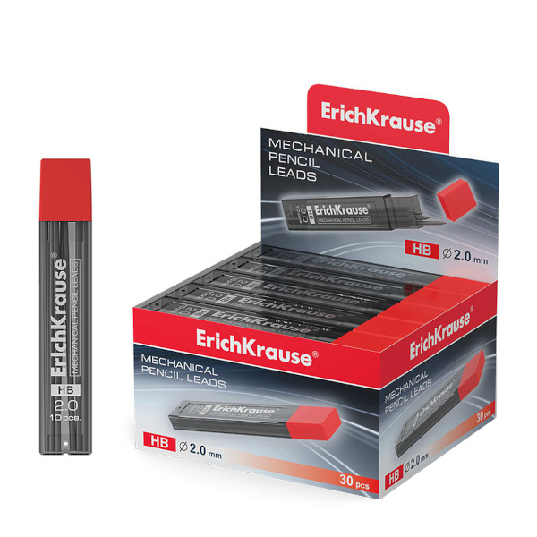 Грифель ч/гр 0,5мм, HB, 12шт 14-8291 Workmate