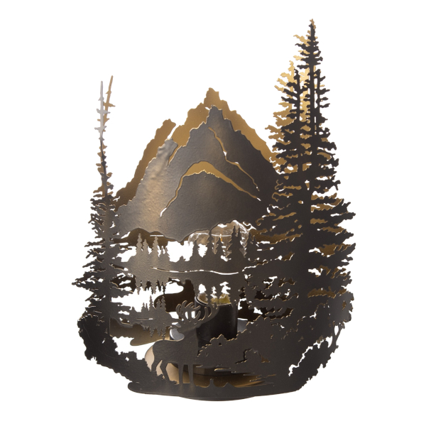 Фигура светящаяся "Вечерний пейзаж" 10,5*18,5*25см, 3*ААА 10513987 RISALUX