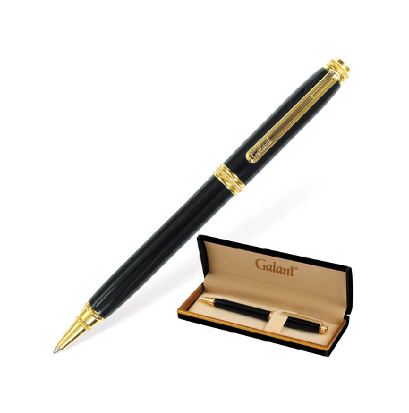 Ручка шар Galant "ASTRON GOLD" синяя, корпус розовое золото, детали золотистые, 0,7мм 143526