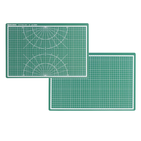 Коврик для резки А3 (450*300мм), 3мм, 3хслойный, 2сторонний 236904 Brauberg