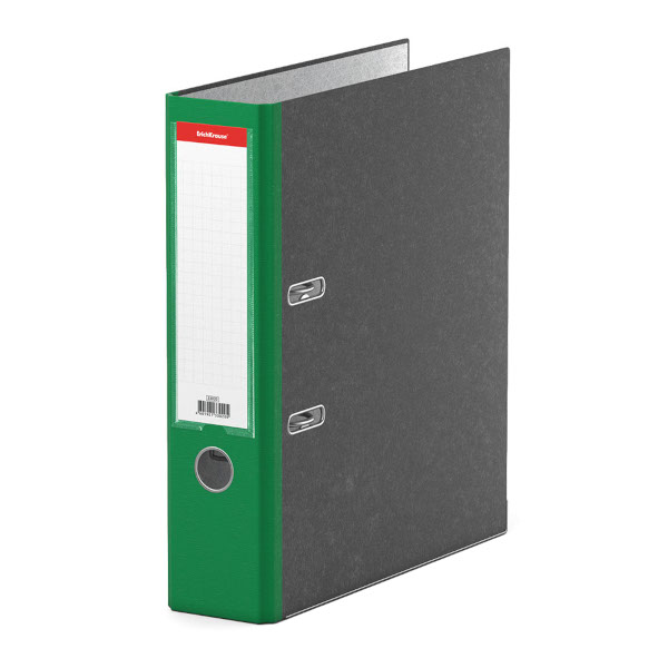 Файл А4, 70мм, разборный, картон, карман, кант, мраморный зеленый "Original" 33020 Erich Krause