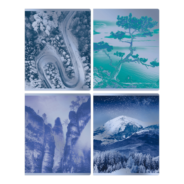 Тетрадь 48л А5 клетка "В неизведанное" картон, ассорти Т5ск48 11868 BG