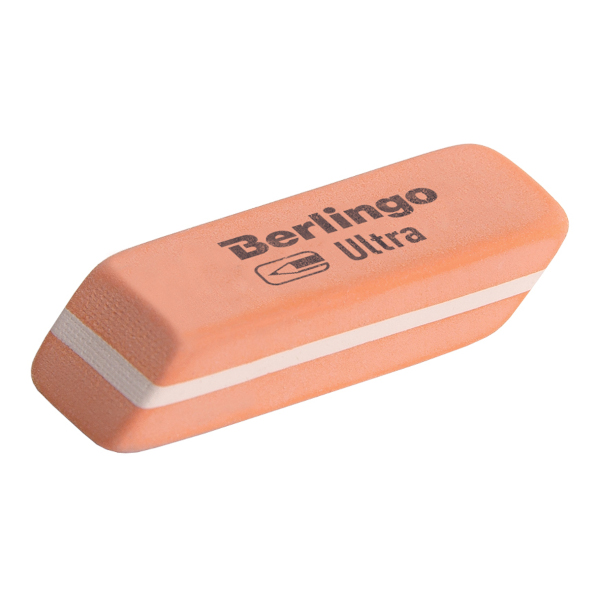 Ластик Berlingo "Ultra" скош. 42*14*8мм, натур.каучук, оранжевый Blc_00190