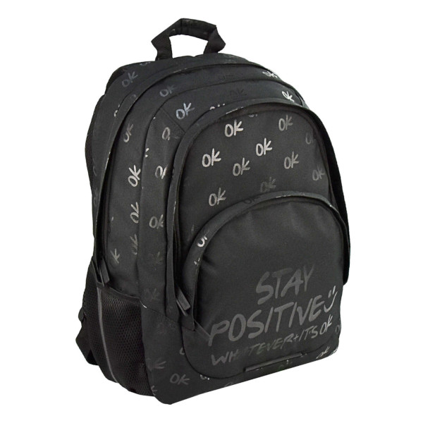 Рюкзак Феникс+ "Будь на позитиве" 1отд., 4карм., полиэстер, 43*33*13,5см 68248