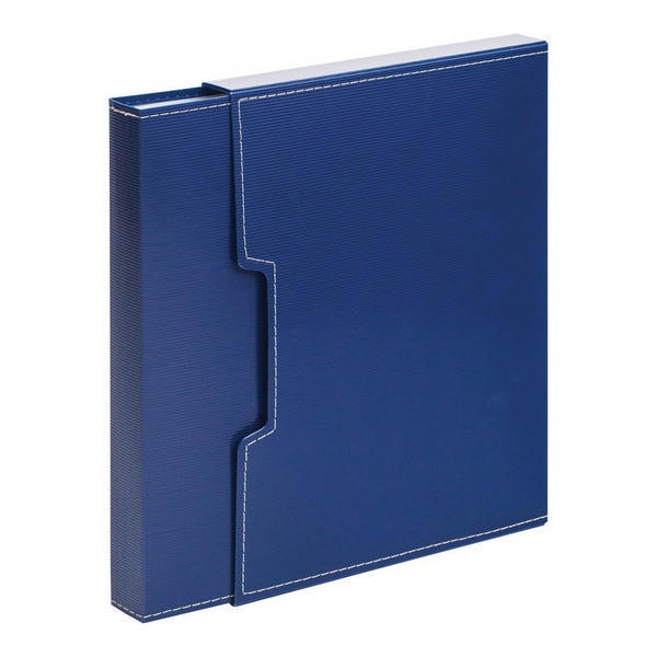 Папка 80 файлов А4, 35мм, 1000мкм, в боксе, синяя 271370 Attache