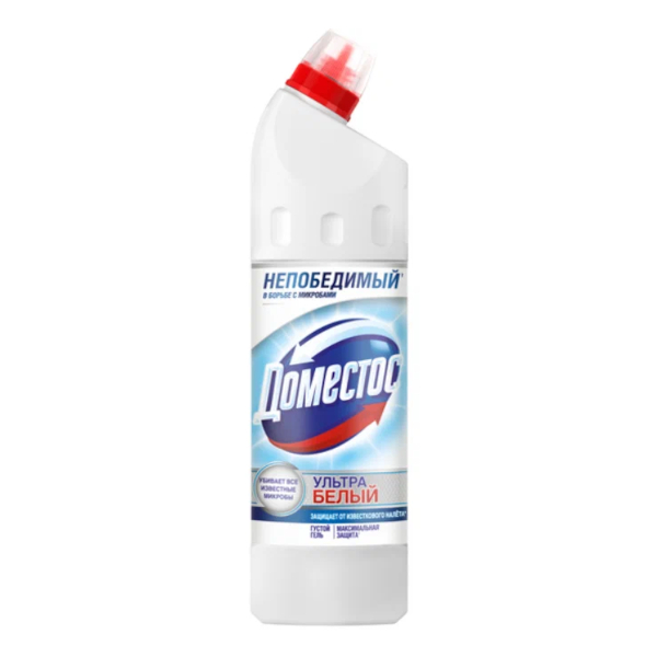 Средство жидкое чистящее DOMESTOS "Ультра Белый" гель 1000мл 1-34539