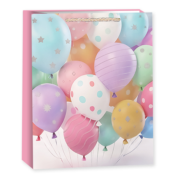Пакет бумажный 70*50*20см "Множество шаров. Дизайн 3" 504031 Дон Баллон
