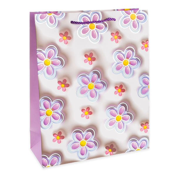 Пакет бумажный 23*18*10см "Цветочная россыпь. Дизайн 2" 503714 Дон Баллон