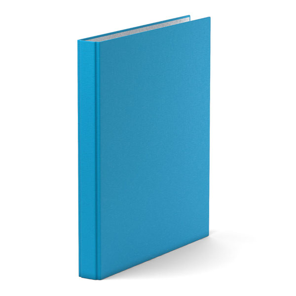 Папка 2 кольца А4, 35мм, картон/бумага, голубая "Neon" EК39056 Erich Krause