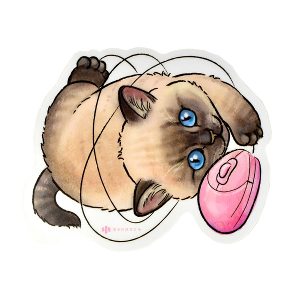 Коврик для мыши "КОТЁНОК" 210*174мм арт.53067 Феникс+