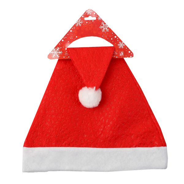 Колпак новогодний "В крапинку" 28*38см, красный 1390648 Зимнее волшебство.