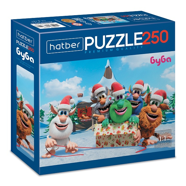 Пазлы 250 элем. "Premium. Буба" А3 400*280мм 250ПЗ3_35339 Hatber