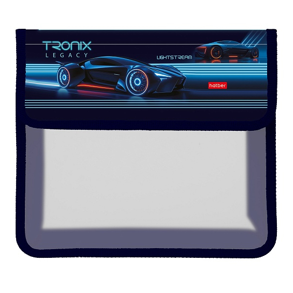 Папка для тетрадей А4 1отд., пластик, молния "Огненный робот" 69289 Феникс+