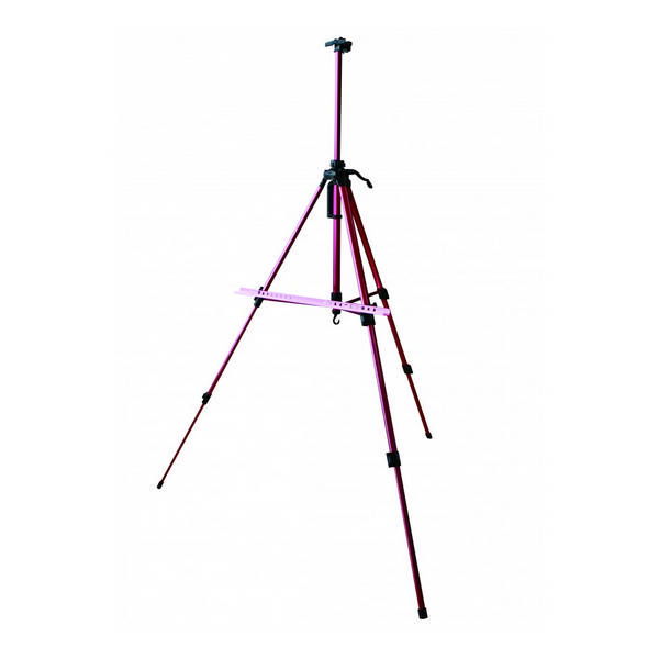 Мольберт художественный Тренога 155см МЛ-04 Малевичъ розовый, алюминиевый