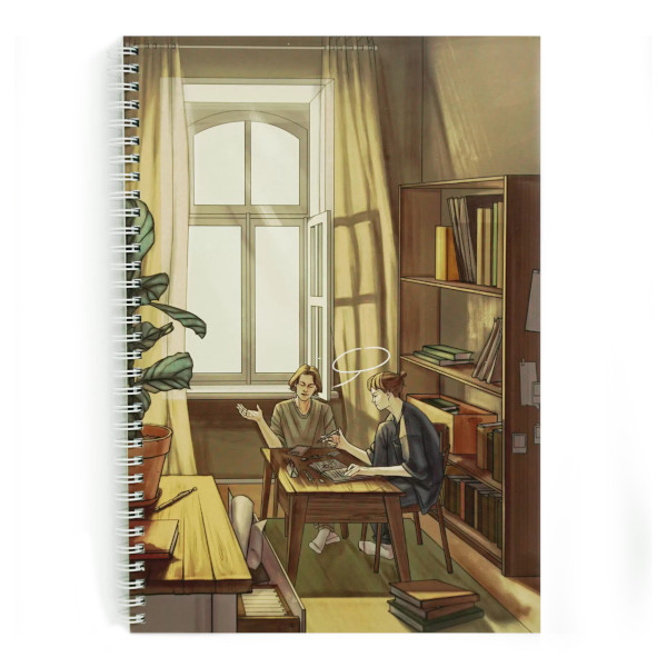 Тетрадь 96л А4 клетка/гребень "Прекрасная жизнь" картон, рисунок ТС4965188 Listoff