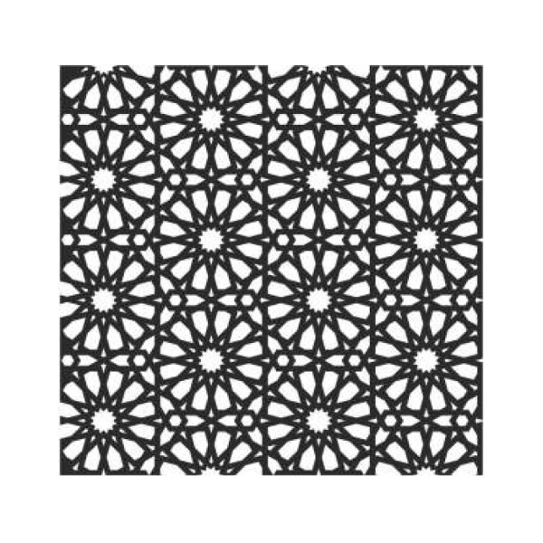 Лист текстурный "Craft&Clay" 90*90мм, полиуретан TSN №01 Маргаритки