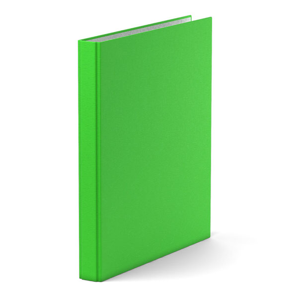 Папка 2 кольца А4, 35мм, картон/бумага, зеленая "Neon" EК39057 Erich Krause