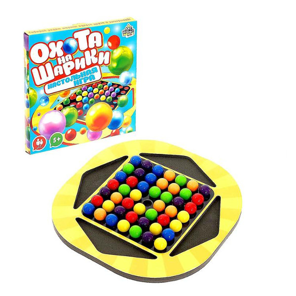 Настольная игра на логику "Охота на шарики" 6шариков по 8цветов 4279962 Лас Играс