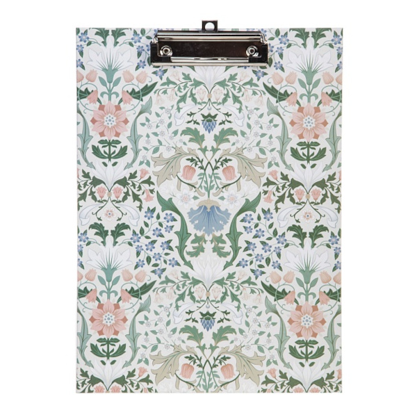 Планшет с зажимом А4 картон, рисунок "Morris" Пп4л_080014 Hatber.