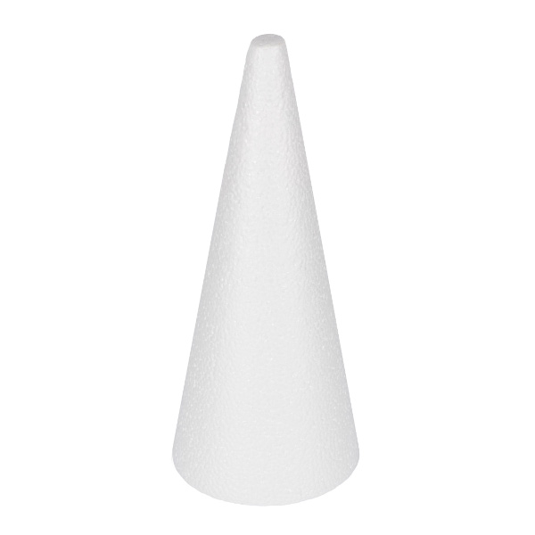 Заготовка для декора пенопласт "Конус" 30*12см (1шт) DPZ-113 Love2art