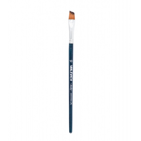 Кисть синтетика №10 "Энди" скошенная 753210 Малевичъ
