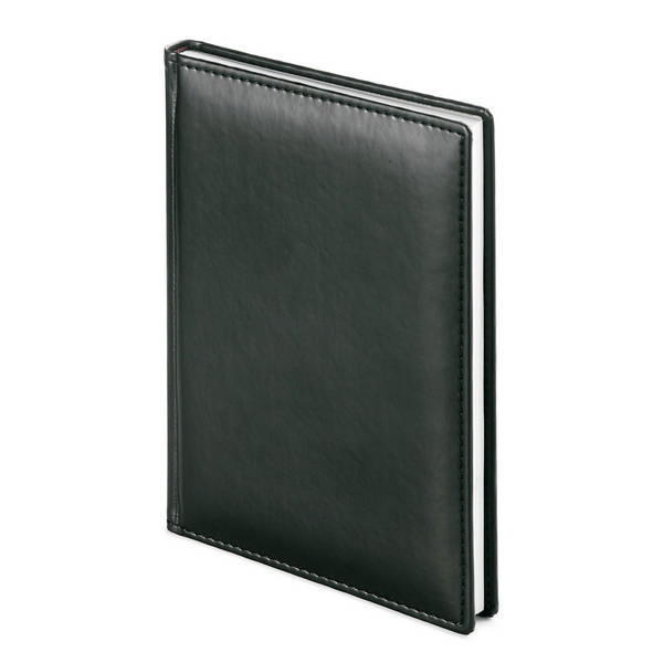 Ежедневник А5+ не дат Альт "Velvet" тв.обл., черный, линейка, иск. кожа 3-115/04