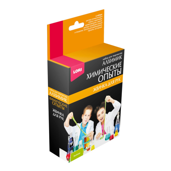 Набор для творчества Lori  Химические опыты "Жвачка для рук. Зелёная" Оп-092