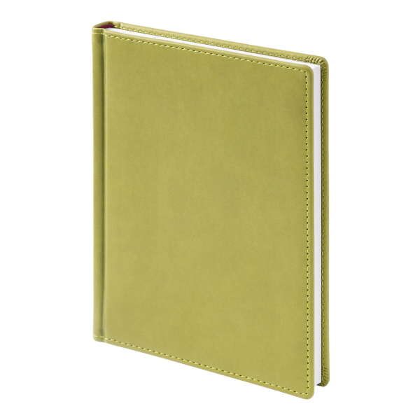 Ежедневник А5+ не дат Альт "Velvet" тв.обл., оливковый, линейка, иск. кожа 3-115/17