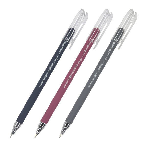 Ручка шар. 0,38мм, синий, игольч., ассорти корп. "PointWrite. Original" 20-0210 Bruno Visconti