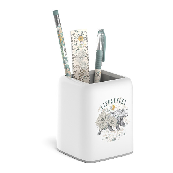 Офисный набор Erich Krause "Forte. Natural Life"' 4 предм., белый/серый 55433