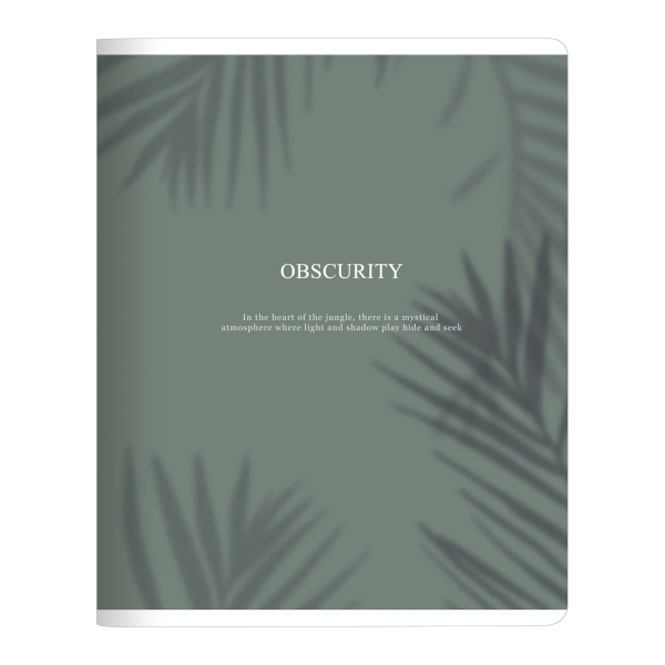 Тетрадь 48л А5 клетка "Shadow. Зеленый" картон, рисунок N5358 Be Smart