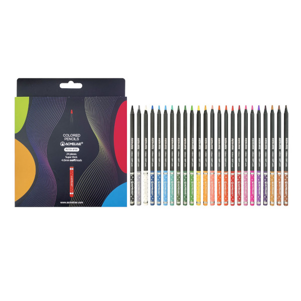 Карандаши 24цв, дерево, круглые "Blackwood Artmate" карт.уп. 43587 Acmeliae