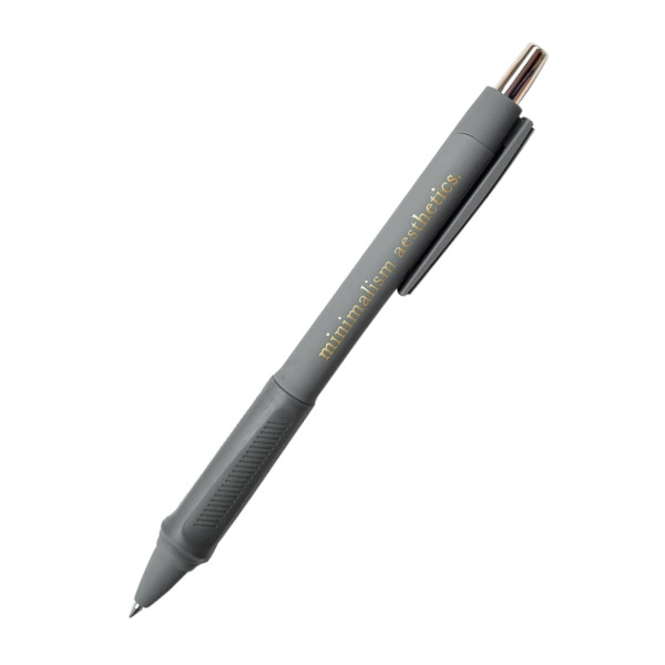 Ручка шар. автомат. 0,7мм, синий, серый корп. "Aesthetics" BSBP008-04-case Be Smart